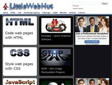 Tablet Screenshot of littlewebhut.com